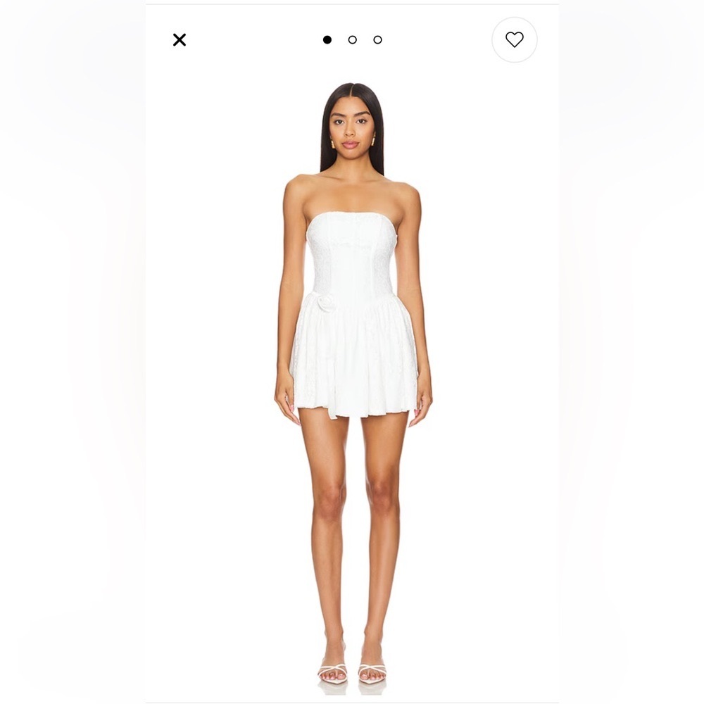 Revolve More to Come Klaudia strapless mini dress
